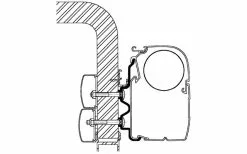 Thule Hymer Markisen-Adapter 2016 2,6m -Campingzelte Verkaufsgeschäft 270039 2681972