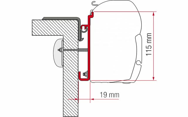 Fiamma Kit Rapido Serie 9 Halterung Für F45 3 Fiamma Kit Rapido Serie 9 Halterung Für F45