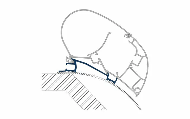 Dometic PR-Adapt Adapter Für Dachmarkisen PR 2000 Und PR 2500 4,0m 3 Dometic PR-Adapt Adapter Für Dachmarkisen PR 2000 Und PR 2500 4,0m