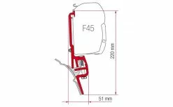 Fiamma F45 Kit High Roof Adapter Westfalia -Campingzelte Verkaufsgeschäft 57253 6484