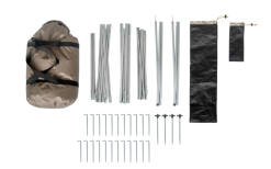 Tambu Nihaita 5 Personen Familien Tunnelzelt Braun -Campingzelte Verkaufsgeschäft 575887 3940511