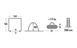 High Peak Mehrzweckzelt Lido 11 High Peak Mehrzweckzelt Lido -Campingzelte Verkaufsgeschäft 615331 4452195