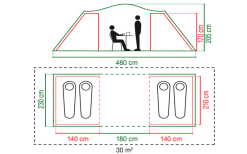 Coleman Spruce Falls 4 Tunnelzelt 11 Coleman Spruce Falls 4 Tunnelzelt -Campingzelte Verkaufsgeschäft 629239 4441127