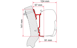 Fiamma Wingamm Oasi Markisenadapter Für Fiamma F45 230 Cm -Campingzelte Verkaufsgeschäft 661035 4521120