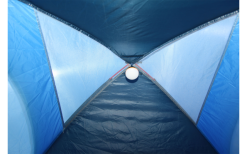 High Peak Monodome XL Freistehendes Einfachdach Kuppelzelt 4 Personen Blau/grau -Campingzelte Verkaufsgeschäft 711731 4828715