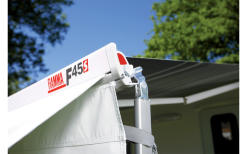 Fiamma F45s 260 Markise Gehäusefarbe Polar White Tuchfarbe Royal Grey 260 Cm -Campingzelte Verkaufsgeschäft 811754 5283845