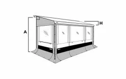 Thule Seitenwand Set Safari Residence G3 8000 -Campingzelte Verkaufsgeschäft 89355 630645